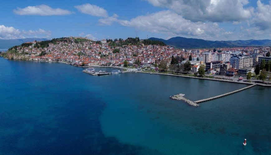 Ohrid Panorama from drone