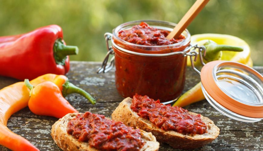 ajvar on bread