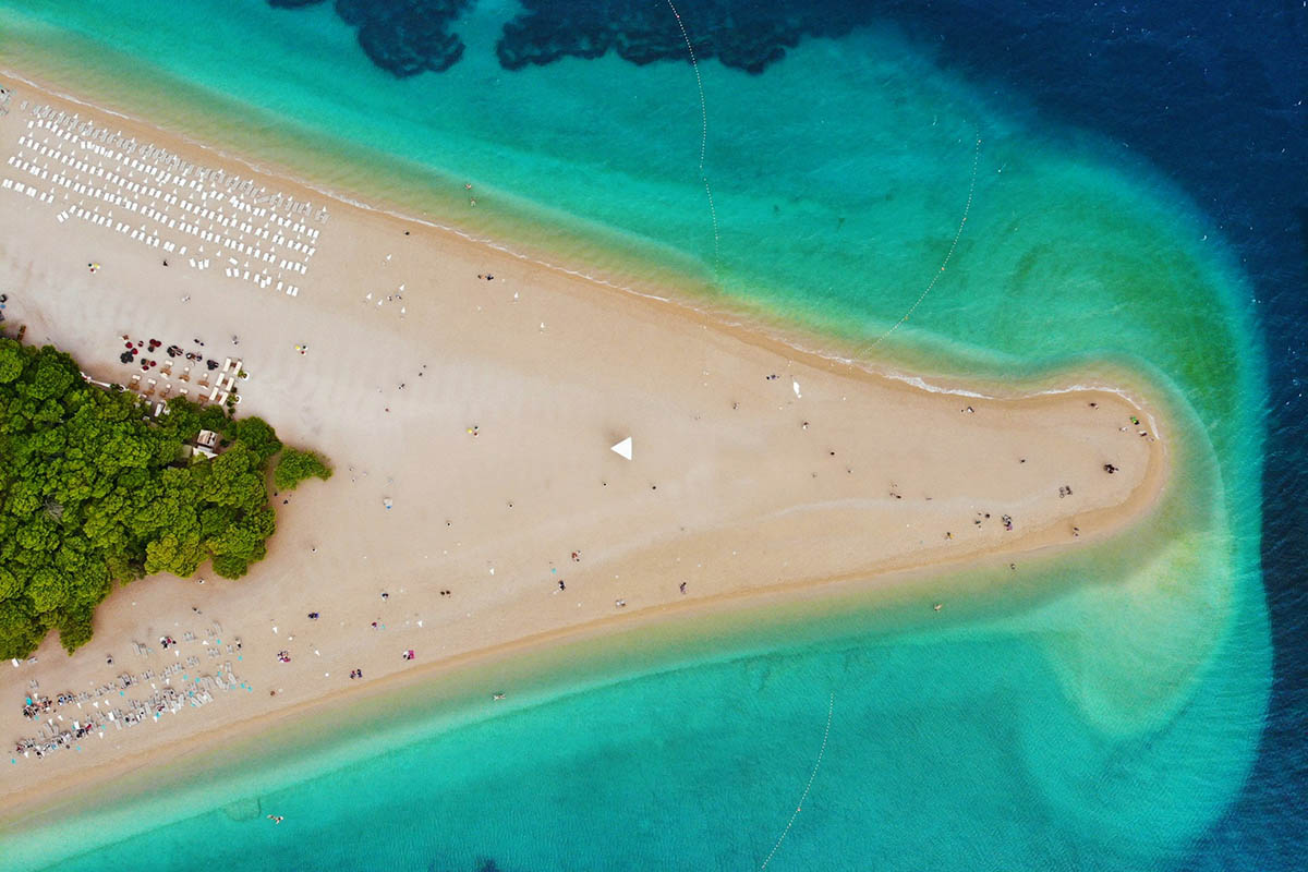 Zlatni Rat Beach on Croatia’s Brač Island