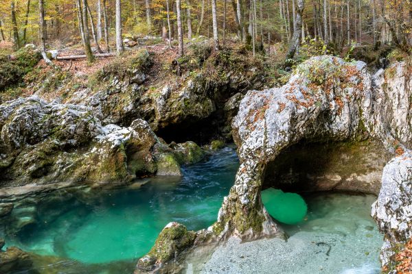 Mostnica gorge or Korita Mostnice