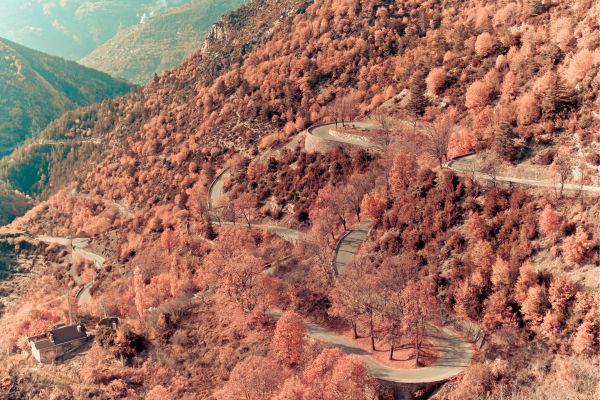 Col de Turini (French Alps, Provence-Alpes-Côte d’Azur): Start from Sospel, conquer legendary switchbacks with panoramic Mercantour mountains and Monte Carlo Rally history.