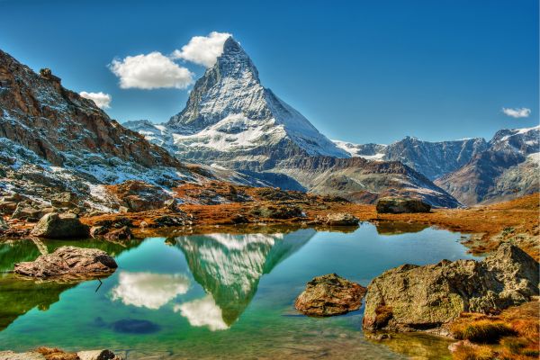 Matterhorn Peak 4.478m (Swiss Alps)