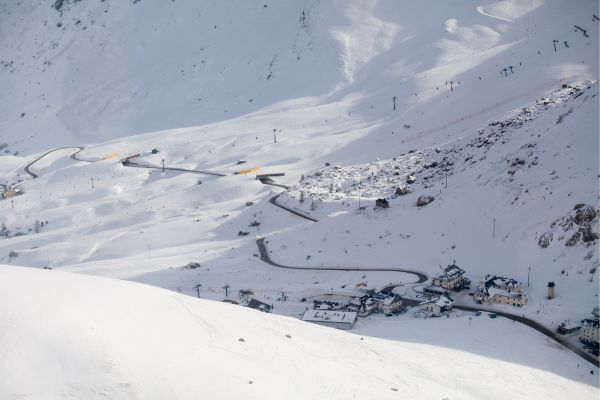 Road between Canazei & Arabba (Dolomites)