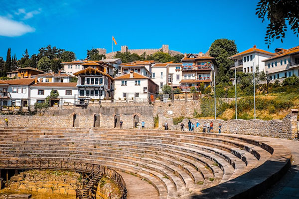 The Ancient Theatre: A beautifully preserved Hellenistic theatre nestled in the hillside, still used for performances during the Summer Festival.