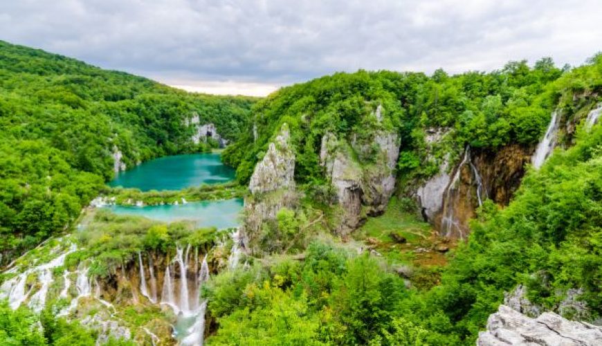 Plitvice Lakes: Emerald Cascades and Forested Shores