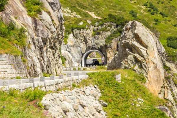 Susten Pass (Swiss Alps, Uri/Obwalden): Start from Wassen, navigate tight turns with turquoise Alpine rivers and traditional stone bridges.