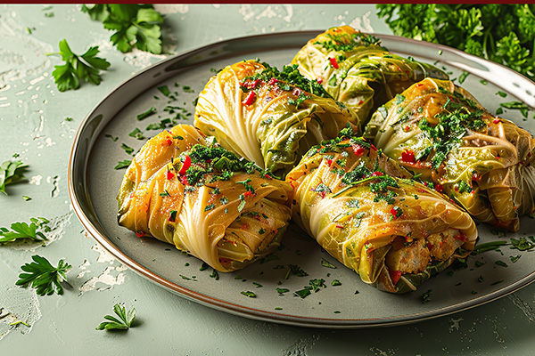 Sarma (Region-wide)  – Cabbage rolls stuffed with minced meat, rice.