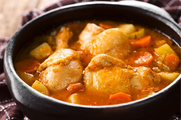 Chicken Paprikash (Hungarian Traditional Cuisine)