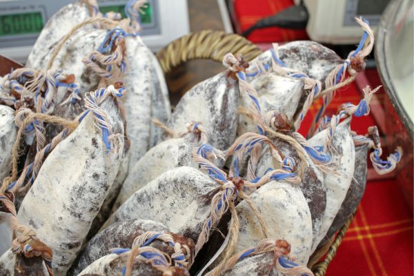 Lukanka (Bulgarian Traditional Food)