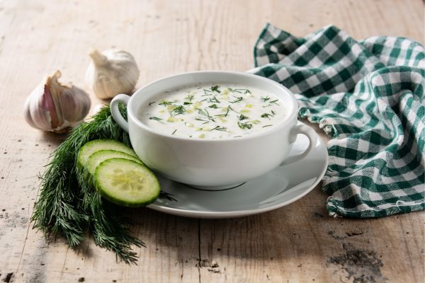 Taratur Soup (Bulgarian Traditional Food)
