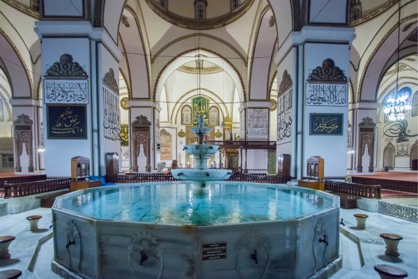 Bursa Grand Mosque or Ulu Cami (Turkiye)