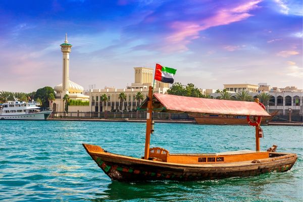 Dubai Creek & Traditional Abra Wooden Boats (Dubai)