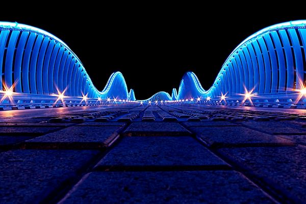 Dubai Meydan bridge, Modern artistic bridge (Dubai)