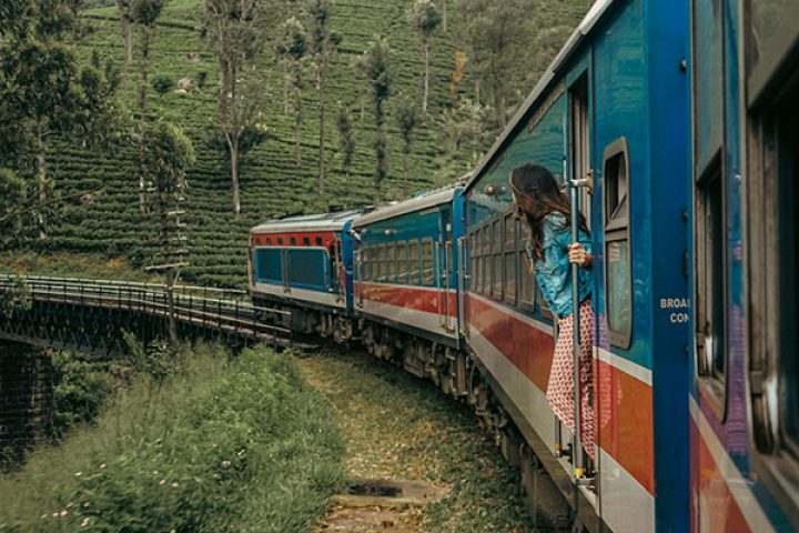 The scenic Kandy–Ella train.
