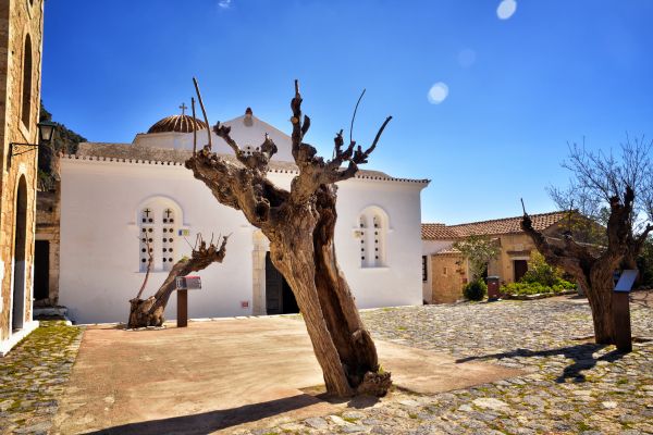 Monemvasia, Laconia: Fortress town on a rocky islet, known for its preserved Byzantine and Venetian architecture