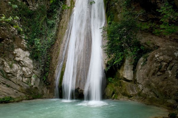 ChatGPT said:  Neda Waterfalls, Messinia/Laconia: Scenic cascading waterfalls surrounded by lush forest, ideal for hiking and nature walks
