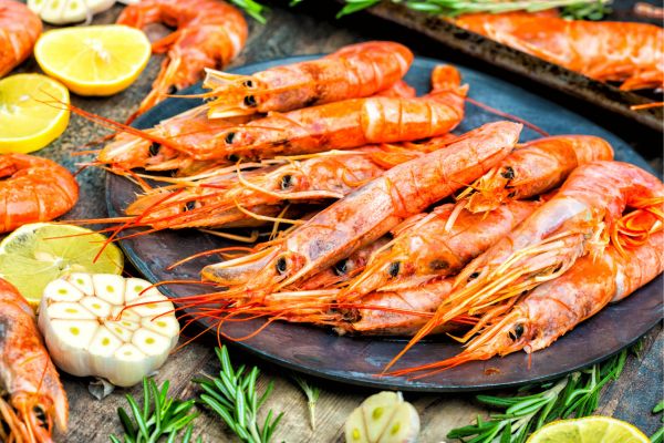 Shrimps, Local Food (Thessaloniki)